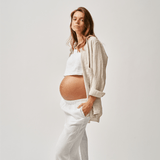 The Oversized Linen Shirt - Oat