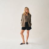 The Linen Short - Black