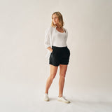 The Linen Short - Black