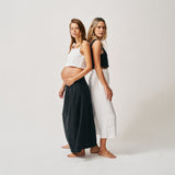 The Linen Maxi Skirt - Black