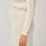 The Midi Knit Skirt