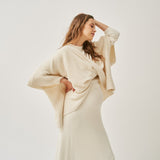 The Poncho - Ecru