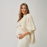 The Poncho - Ecru