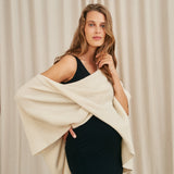 The Poncho - Ecru