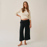 The Linen Culotte - Black
