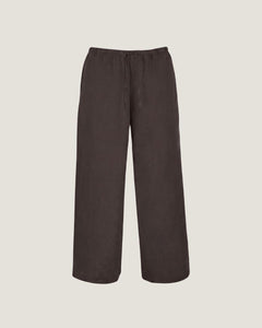 The Linen Pant - Espresso