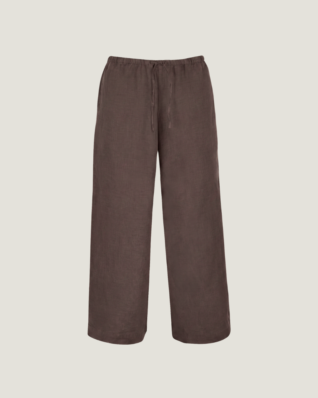 The Linen Pant - Espresso