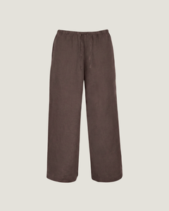 The Linen Pant - Espresso