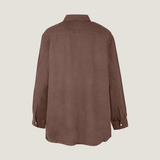 The Oversized Linen Shirt - Chocolate
