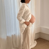 The Wide-Leg Linen Pant - Oat