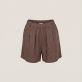 The Linen Short - Chocolate