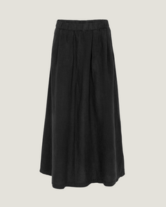 The Linen Maxi Skirt - Black