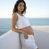 The Linen Short - White