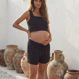 The Linen Short - Black