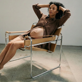 The Oversized Linen Shirt - Chocolate